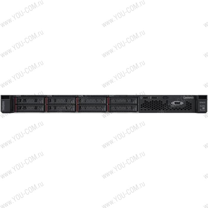 Сервер Lenovo ThinkSystem SR630 Rack 1U,2xXeon 6130 16C (2.1GHz/125W),8x32GB/2Rx4 RDIMM,2x480GB SATA SSD,6x1.2TB SAS HDD,SR 930-8i (2GB Flash),noDVD,4x10GbE Base-T LOM,16GB FC 2-p HBA,2x750W,2x2.8m p/c, (ИЗ ДЕМО-ЗАЛА)