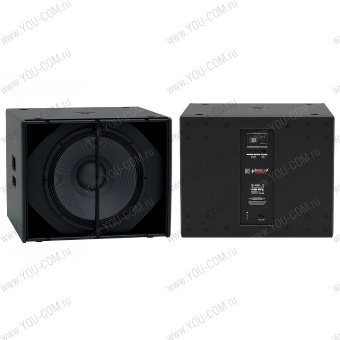 Сабвуфер BlacklineX MARTIN AUDIO [XP118] активный корпусной (Bluetooth®;DSP): 18"НЧ. 42 Гц–150 Гц.2000 Вт.Макс.SPL:137dB.HxV:Omni.2хXLR/jack combo;1хXLR(OUT).16xM10.Крепления опц-но (HTKCT04,HTKCT06).XP Connect - iOS Controll App.Чёрный.