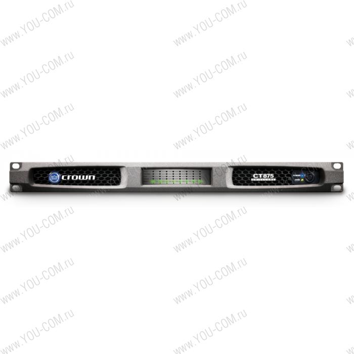 Усилитель [NCT875A-U-EU] CROWN [CT875 (EU)] 8-канальный (Analog):8х75Вт(4Ом/8Ом).AUX Port. Вх.:8хEuroblock(3-pin).Вых.:Клеммный блок.1U.