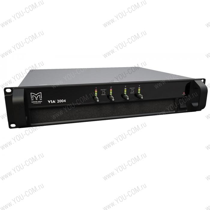 Усилитель MARTIN AUDIO [VIA2004] 4 x 500 Вт @ 4 Ом, 4 x 250 Вт @ 8 Ом, 2U