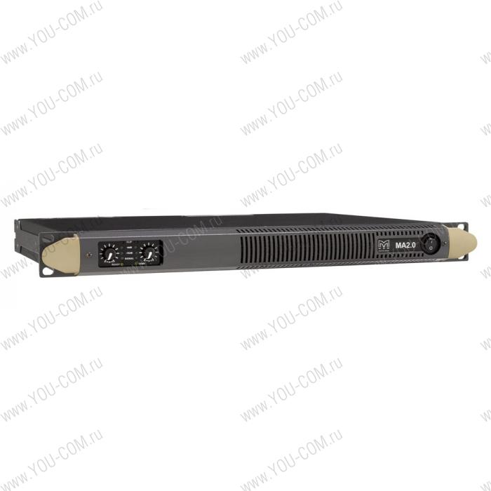 Усилитель MARTIN AUDIO [MA2.0] 2 x 1000 Вт @ 4 Ом, 600 Вт @ 8 Ом, 1U