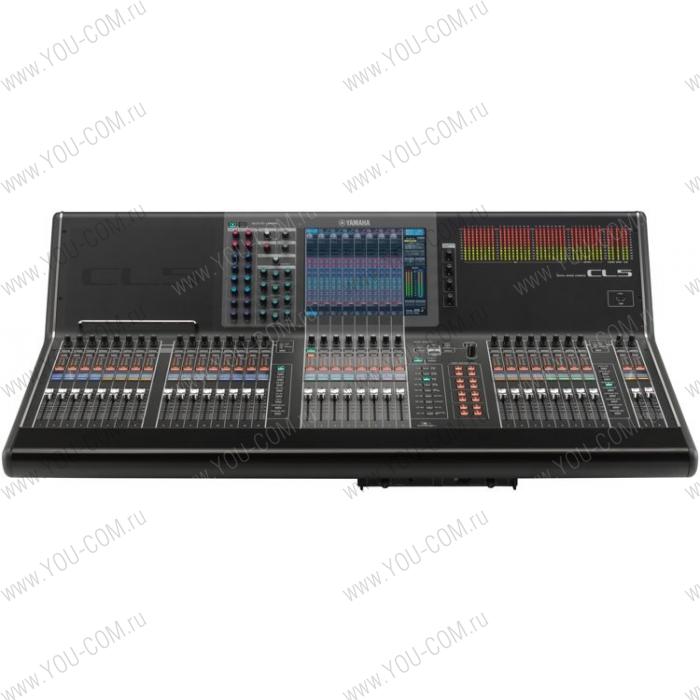 Консоль Yamaha [CL5] цифровая микшерная: 72 mono + 8 stereo;24(mix шин); 8х вх.(аналог);8х вых.(аналог);Dante(64х64),3хслота; 1х AES/EBU; GPI:5 in / 5 out; MIDI I/O; Word Clock I/O; 8хMUTE Group; USB Memory Rec