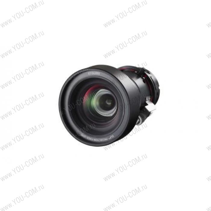 [ET-DLE055] Фиксированный объектив Panasonic ET-DLE055 , F=1.8, f=11.9 mm, 95 x 95 x 150 mm, 0.8 kg для проекторов Panasonic