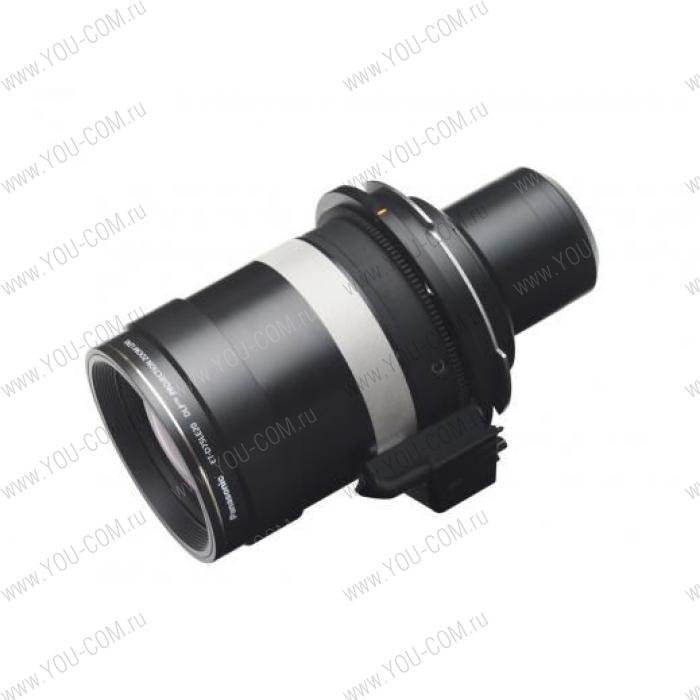 [ET-D75LE20] Объектив Panasonic ET-D75LE20 4K+ (1,8-2,6:1), WUXGA (1,7-2,4:1), SXGA+ (1,8-2,6:1), WXGA (1.8– 2.7:1) для 3-хчиповых проекторов.