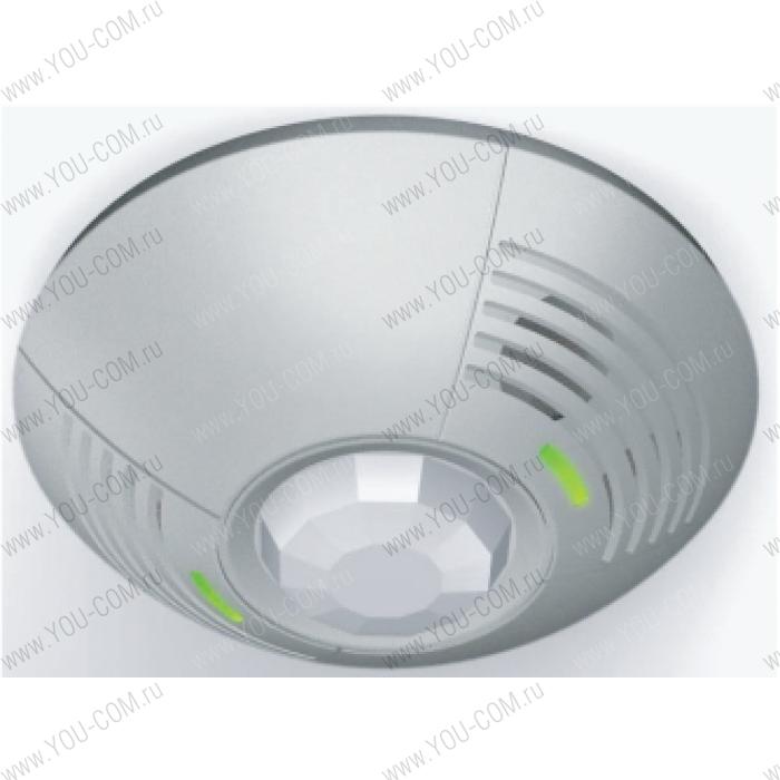Потолочный датчик присутствия [LOS-CDT-2000R-WH] Lutron с двойной технологией самоадаптации на 184 кв метра. С сухим контактом. Белый.