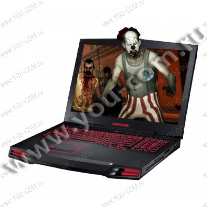 Ноутбук Alienware M17x (P01E)Процессор Intel Core i7 940XM/Экран 17in WideUXGA 1920 x 1200/Оперативная память 8GB /Жесткий диск 1.2 TB /2 Видеокарты Dual CF 1GB ATI HD 5870/Привод Blu-Ray Combo/Wifi 802.11/BT/ 9cell/WIN7HP/2yNBD/Black