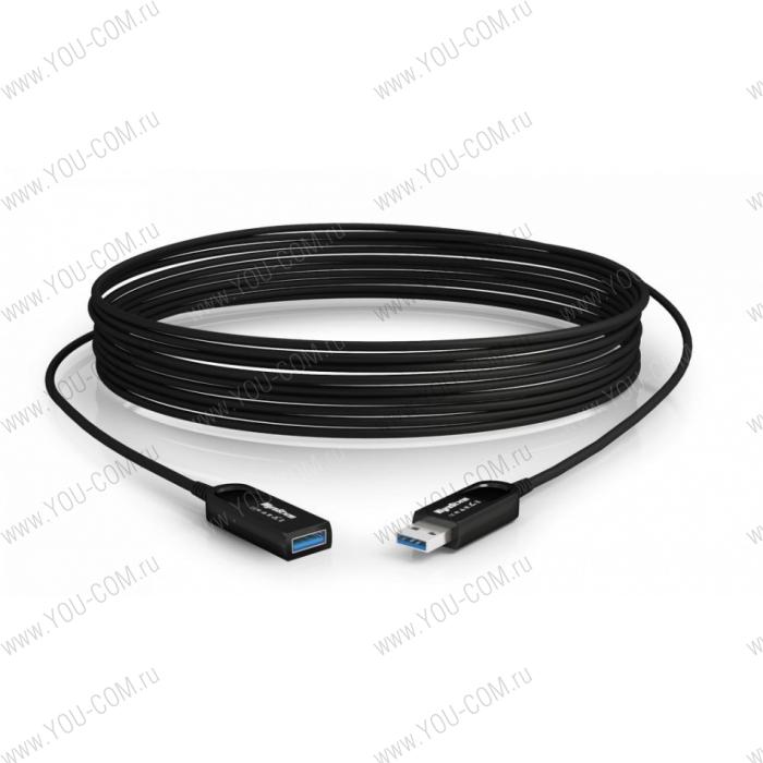 Активный оптический USB кабель Wyrestorm CAB-UAOC-15-C для передачи USB 3.2 сигнала, 10Гб/сек