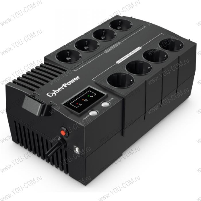 Источник бесперебойного питания Cyberpower BS650E Line-Interactive 650VA/390W USB (4+4 EURO)