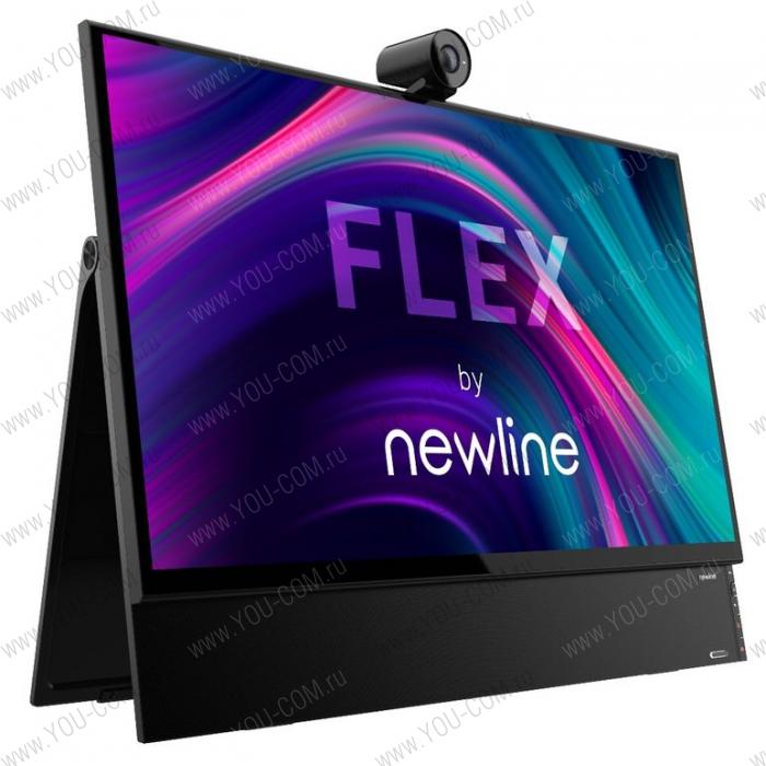 Интерактивный 4K-монитор Newline Flex. 27 дюймов, ёмкостный, 4К-камера, 8 микрофонов, USB Type-C, наклон, SDM-L