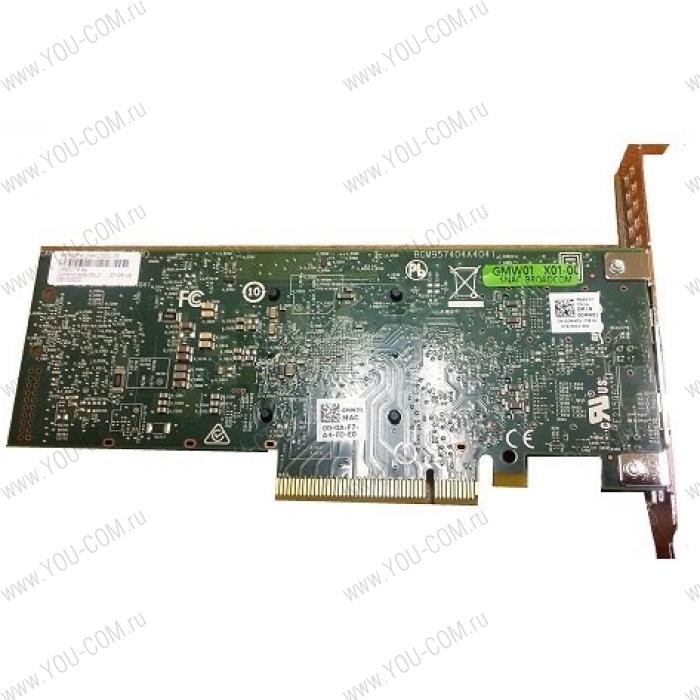 Контроллер DELL NIC Broadcom 57416 DP 10G Base-T PCIe Adapter Full Height