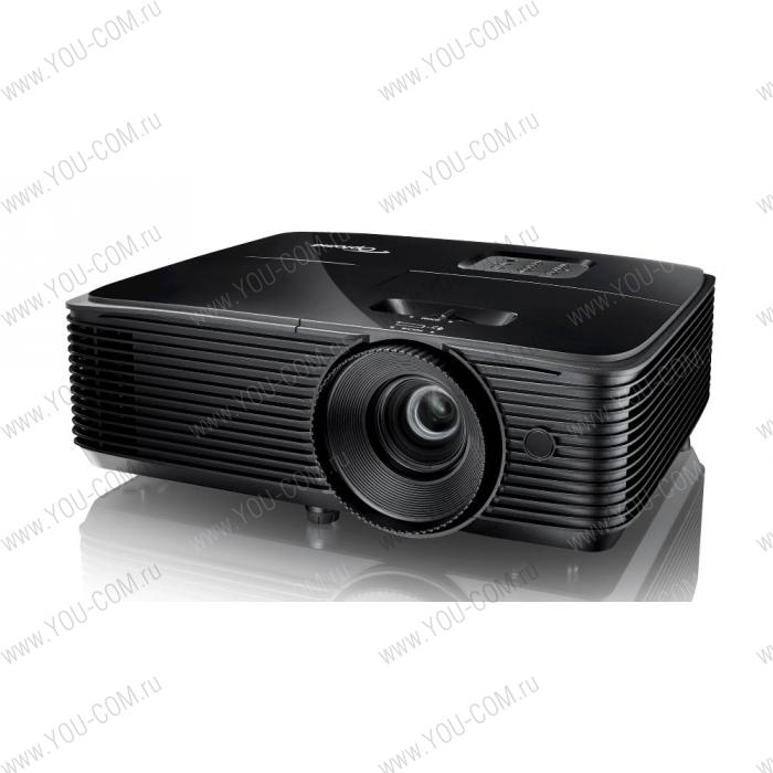 Проектор Optoma [W400LVe] DLP, WXGA (1280*800), 4000 ANSI Lm, 25000:1; TR 1.55 - 1.73:1; HDMI x1; VGA IN; Composite; Audio IN 3,5mm; VGA Out; Audio Out; RS232; USB A Power (5V-1A); 10W; 27/29 Db; 3,04 kg черный
