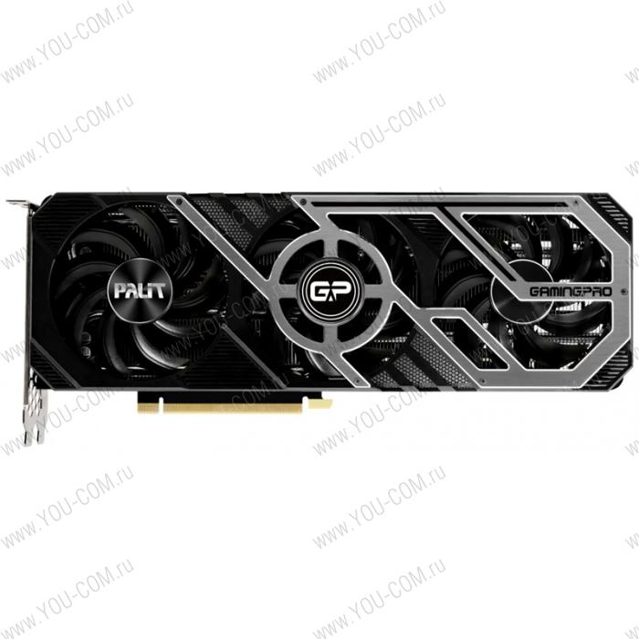 Видеокарта PALIT NED307T019P2-1046A PA-RTX3070Ti GamingPro 8G GeForce RTX 3070 Ti GamingPro GDDR6X 8Gb 1575/19000 HDMI, DP