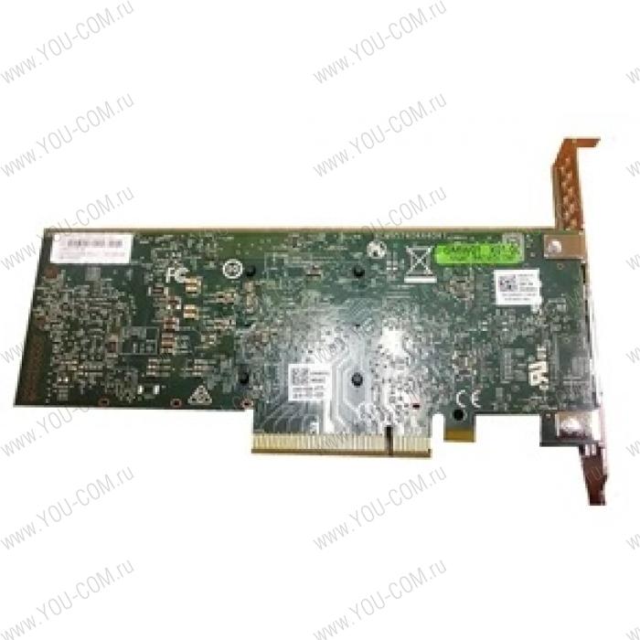 Контроллер DELL NIC Broadcom 57416 DP 10G Base-T PCIe Adapter Low Profile