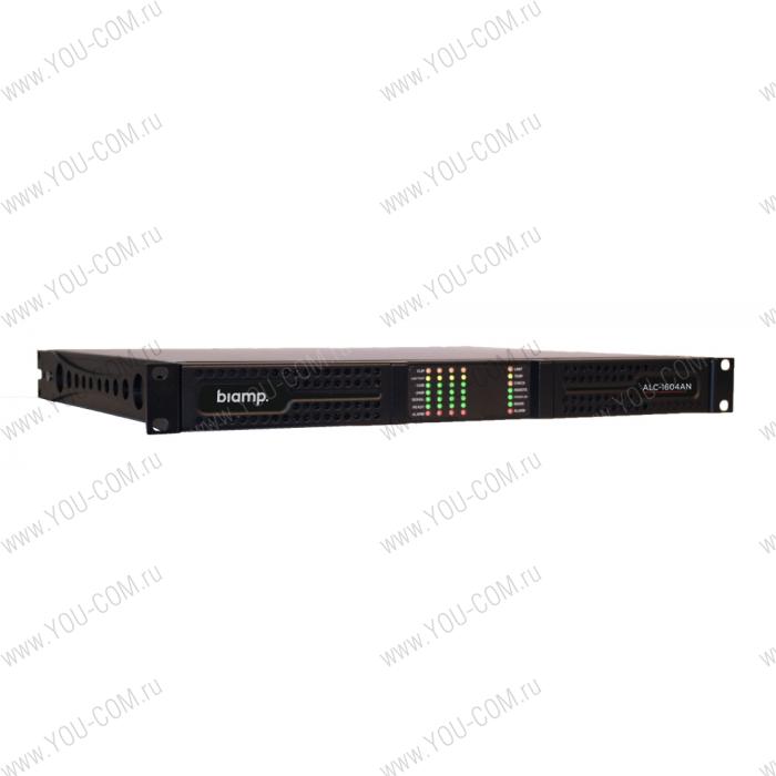 Усилитель мощности BIAMP [ALC-1604AN] (COMMUNITY) 4-канальный (DSP): 4х1250Вт(8 Ом); 4х1400 Вт(4 Ом); 4х1600Вт(2 Ом / 100 В); 1хRJ45 (ArmoniaPlus® System Manager); Remote On/Off; GPIO. Вх.:4хPhoenix(3-pin). Вых.:4хPhoenix.1U.