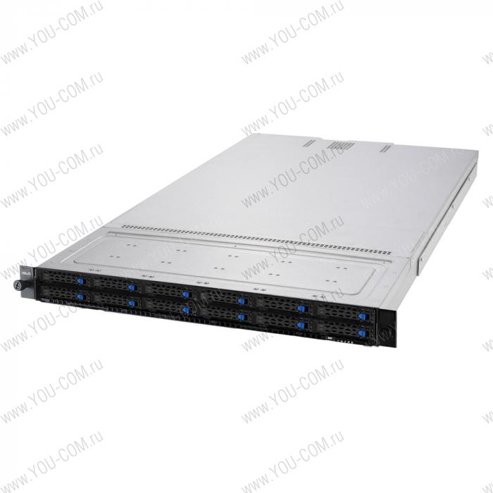Серверная платформа Asus RS700-E10-RS12U 3x SFF8643 + 6x SFF8654x8, 12x trays (12x NVMe/SAS/SATA on the backplane, 4 NVMe to m/b, 8 NVMe option (cable needed)), 2x X710-AT2 10G, 2x 1600W (361671)