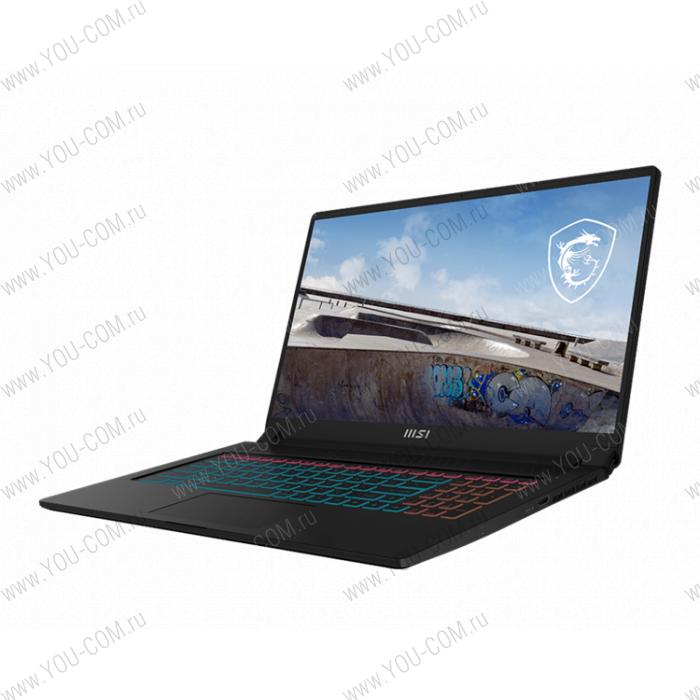 Ноутбук MSI Stealth 17M A12UEK, Core i5-1240P,1.7 GHz,17.3" FHD (1920*1080),144Hz,DDR4 16GB (8GB*2),512GB M.2 PCIe SSD,RTX3060 Max-Q GDDR6 6GB,Core Black,1y,Win11Home(MS-17R1)