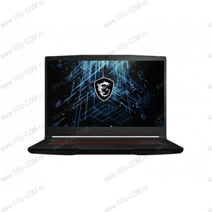 Ноутбук MSI GF63 Thin 11UD, Core i5-11400H+HM570,2.7 GHz,15.6" FHD (1920*1080),144Hz,DDR4 8GB,QLC 512GB M.2 PCIe SSD,RTX3050 Ti Max-Q GDDR6 4GB,Black,1y,Win11Home(MS-16R6)