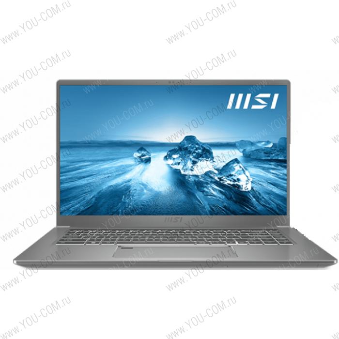 Ноутбук MSI Prestige 15 A12UC, Core i7-1280P,1.8 GHz,15.6" FHD (1920*1080),60Hz,LPDDR4 16GB,1TB M.2 PCIe SSD,RTX3050 Max-Q GDDR6 4GB,Urban Silver,1y,Win11Home(MS-16S8)