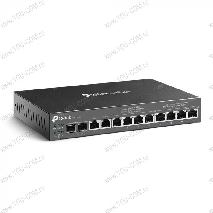 ER7212PC Гигабитный VPN-маршрутизатор Omada с портами PoE+ и контроллером