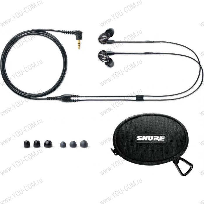 ВСТАВНЫЕ НАУШНИКИ (ЗАТЫЧКИ) SHURE SE215-K-UNI-EFS