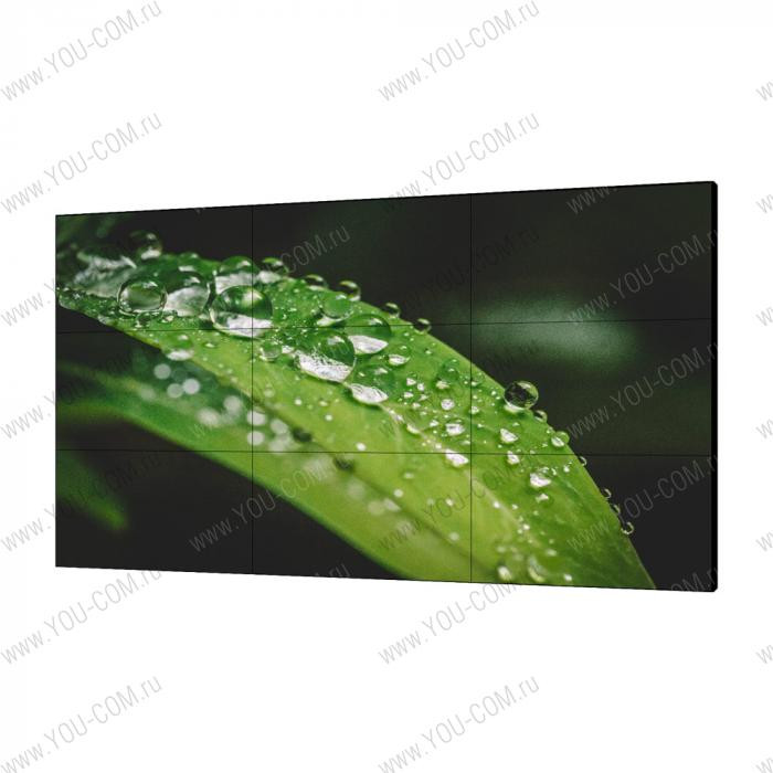 Профессиональный дисплей для видеостен Dahua Technology [DHI-LS550UDM-EG] 1920х1080,1000:1,700кд/м2,проходной HDMI,VGA,композит,стык 1,74 мм