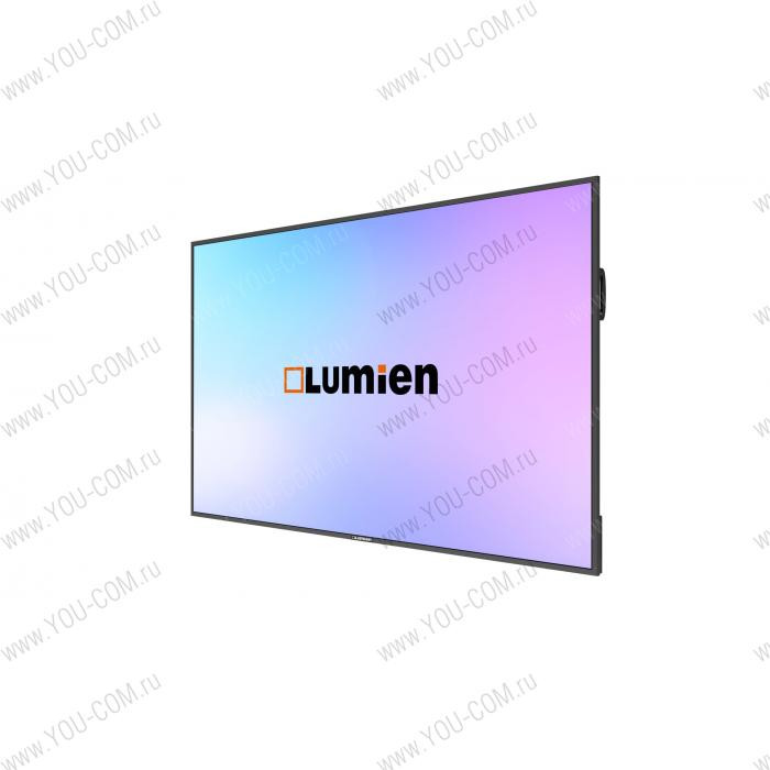 Профессиональный дисплей Lumien [LS8650SD] серии Standard 86", 3840х2160, 1200:1, 500кд/м2, Android 11.0, 4/32Гб, 24/7, альбомная/портретная ориентация, съемный Wi-Fi модуль, OPS-слот, динамики 2х10Вт, управление по RS232, LAN