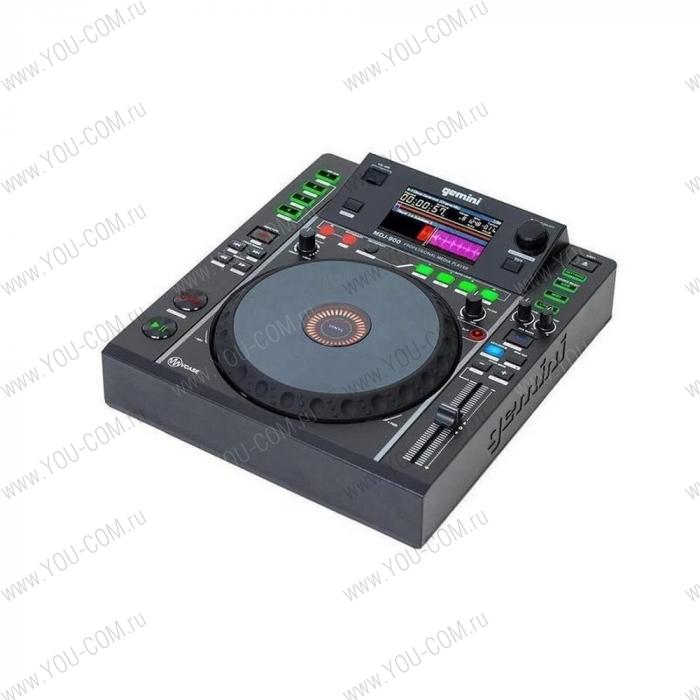 Медиа проигрыватель Gemini [MDJ-900] DJ медиапроигрыватель с возможностью воспроизведения с USB-накопителей; 24 бит/192 кГц; 8" цветной сенсорный дисплей; USB вход