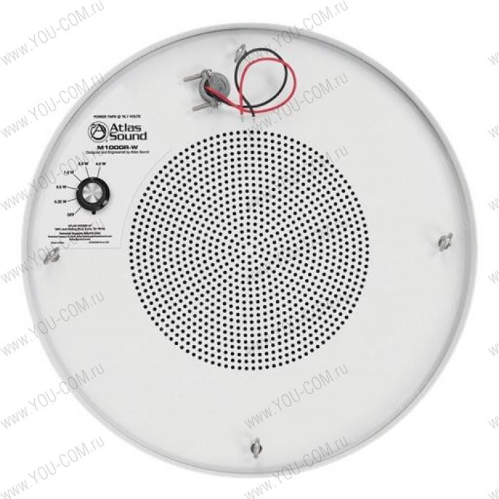 M1000R-W Акустическая система Sound Masking 8''. 4 Вт-70,7 В, подвесной круглый корпус. Цвет белый.