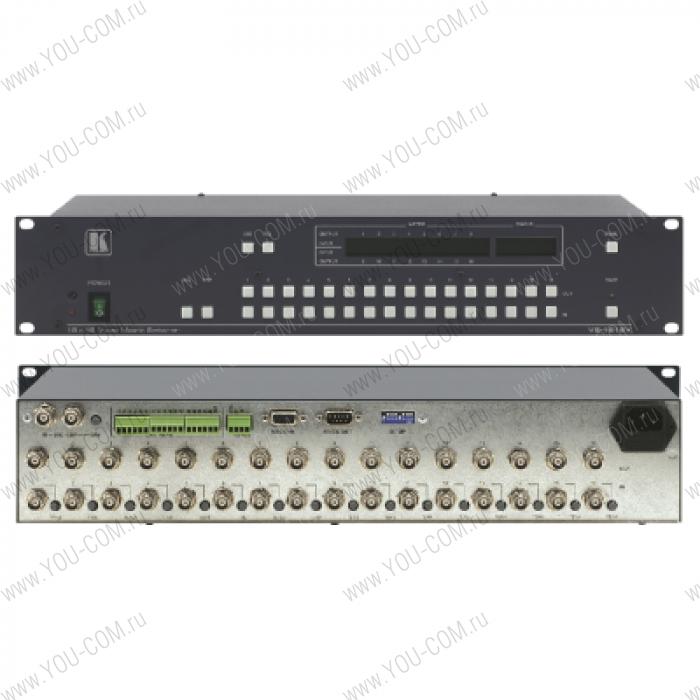 Коммутатор 16x16 видеосигналов (с переключением по КГИ), 200 МГц