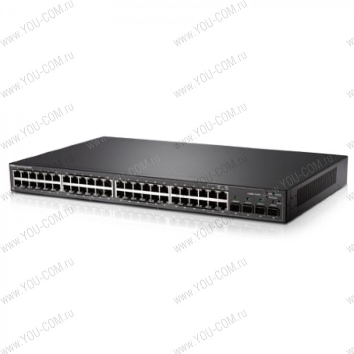 PowerConnect 2848 Web-Managed Switch, 48 GbE and 4 SFP Combo Ports, 3YNBD