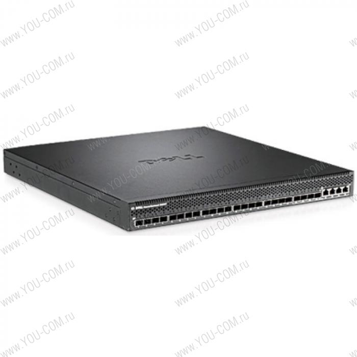 Коммутатор PowerConnect 8024 10GbE Managed L3 Switch, 24x 10GBASE-T and 4x Combo Ports of SFP+, RPS, 3yNBD