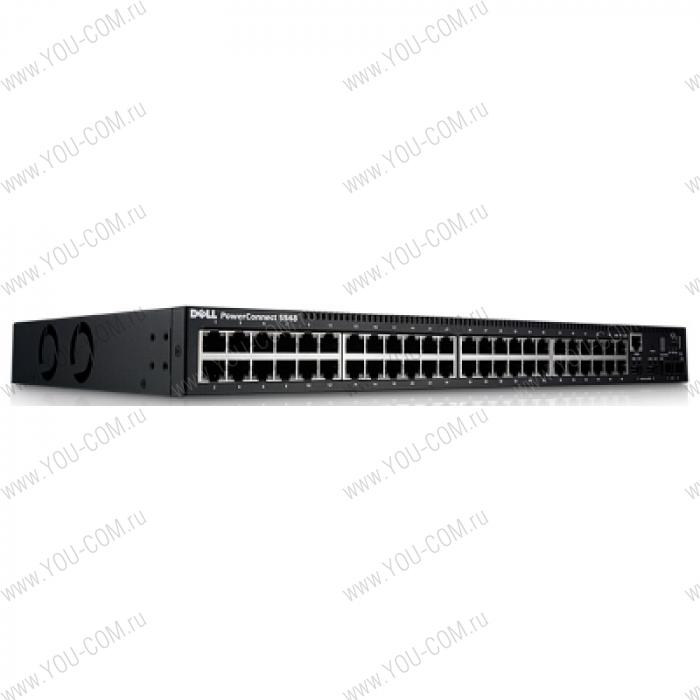 Dell PowerConnect 5548 48GbE Ports, Managed L2 Switch 10GbE and Stacking Capable, 3Y Pro Support NBD