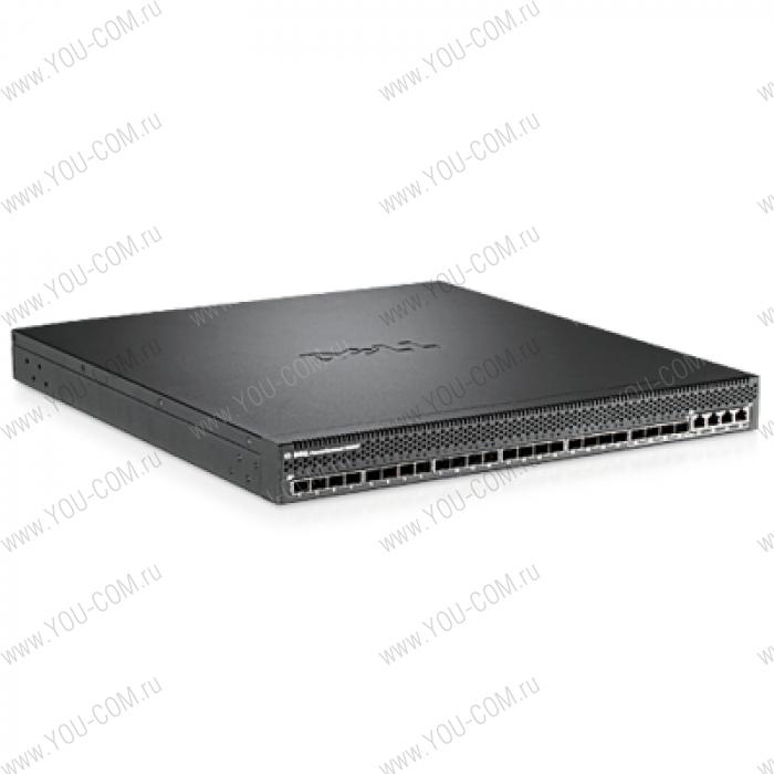 PowerConnect 8024F 10GbE Managed L3 Switch, 24x SFP+ 10Gb and 4x Combo Ports of 10GBASE-T (3Y NBD)