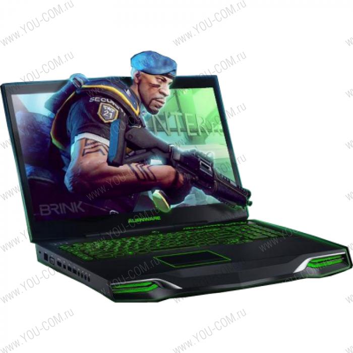 Игровой ноутбук Dell Alienware M18x (P12E)  i7-2760QM/18,4 FHD (1920x1080)/16GB/2X750GB/2GB AMD  6990M CrossFireX/DVDRW/802.11/BT/ 12cell/WIN7HP/3 Y CIS/Black