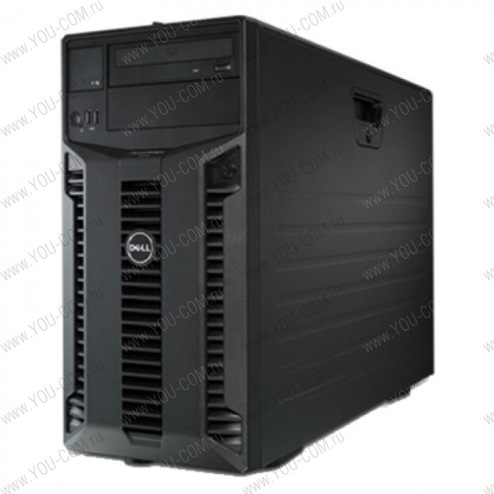 Сервер "Башня" PowerEdge T410 (E08S) Процессор Intel Xeon E5620/Оперативная память 6GB/Жесткий диск 2x500GB  SATA 3,5"/Контроллер SAS6iR/Привод 16X DVDRW/RPS (2PSU)580/iDRAC6/3YPS&NBD