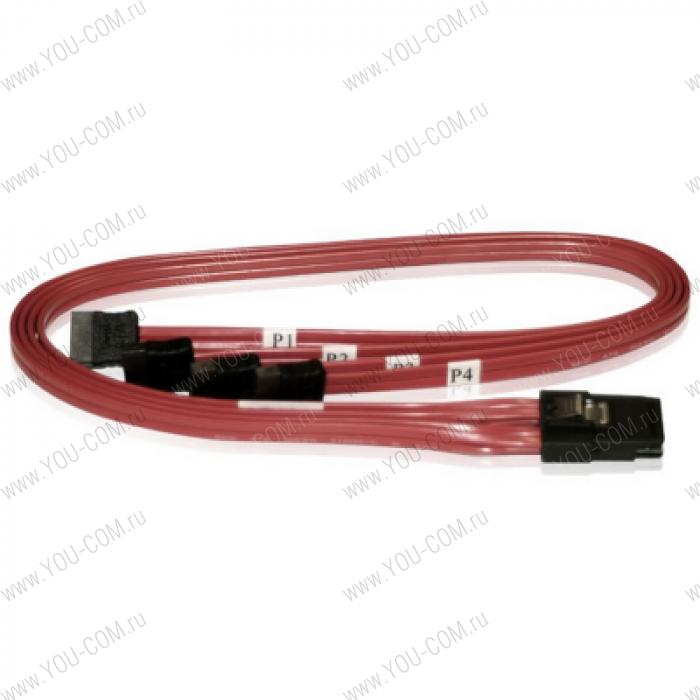 Кабель Adaptec ACK-INT-mSAS*4-to-4SATA-1M  (2236700)