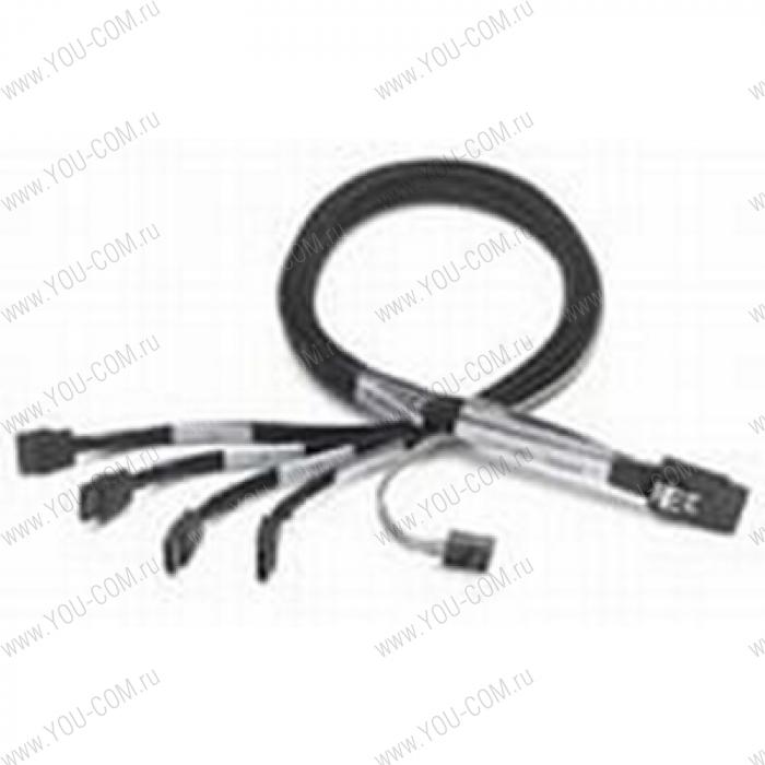 Кабель Adaptec ACK-INT-mSAS*4-to-4SATA-SB-1M  (2247100)