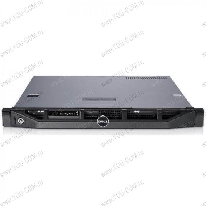 Сервер стоечный Dell PE R210-II E3-1230 (3.2Ghz) 4C, 4GB (2x2GB) DR LV UDIMM, SATA Onboard RAID, 500GB SATA 7200rpm 3.5" Cabled (up to 2 SATA NHP 3.5" HDD), DVD+/-RW, DP Gigabit LAN, iDRAC6 Express, PS 250W, 2/4-Post Static Rack Rails, Rack-mount 1U, 3y N