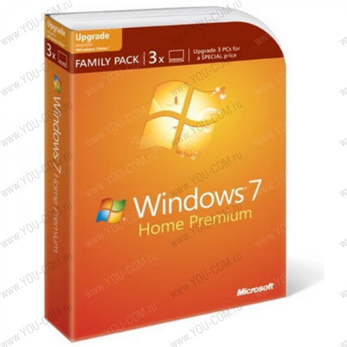 ПО Windows 7 Family Pack (Wndows 7 Home Premium 3PC's)