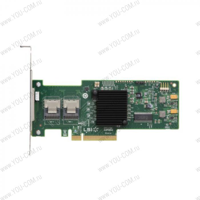 Контроллер LSI MegaRAID SAS9240-8I (PCI-E 2.0 x8, LP) KIT