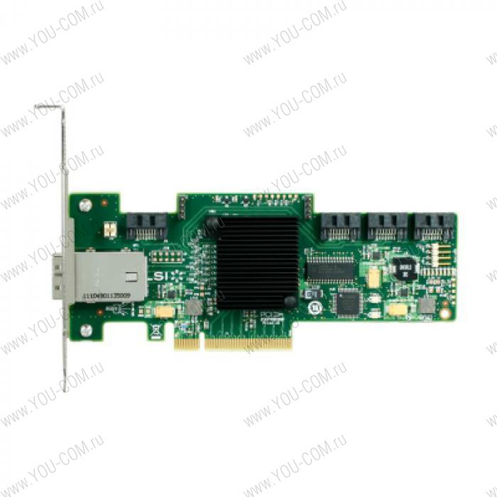 Контроллер LSI SAS9212-4I4E (PCI-E 2.0 x8, LP) SGL