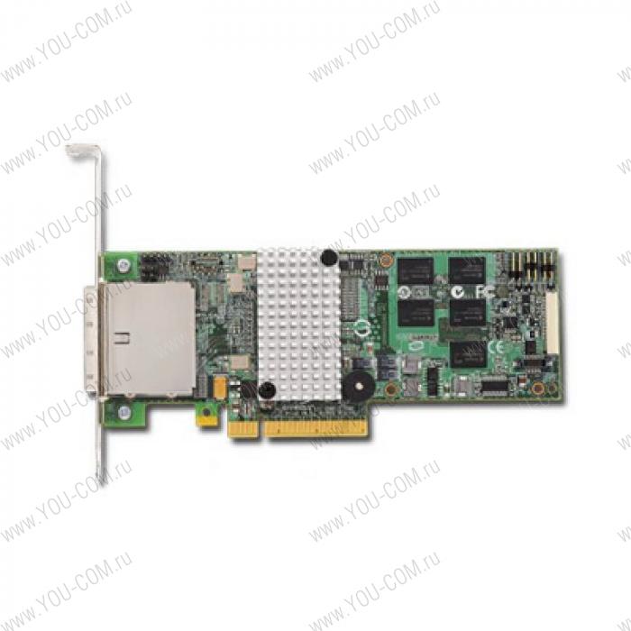 Контроллер LSI MegaRAID SAS9285-8E (PCI-E 2.0 x8, LP, EXTERNAL) SGL