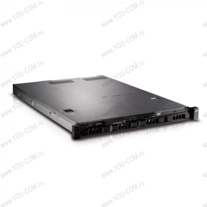 Сервер Dell стоечный PE R310 X3450 (2.66Ghz) QC, 8GB (2x4GB) RDIMM, PERC H200 (RAID 0,1,10), DVD+/-RW, No HDDs, DP Gigabit LAN, iDRAC6 Embedded BMC, RPS (2)*400W, Bezel, Sliding Rack Rails, 1U, 3y NBD