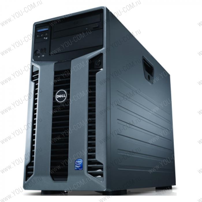 Dell PE T610 Base 3 Rack Chassis (up to 8x2,5''), no Proc, no Memory, no HDD (Hot Plug), no Contr,  DP Gigabit LAN, DVD+/-RW, iDRAC6 Enterprise, RPS (2*870W), Sliding Rack Rails with Cable Management Arm, 3Y NBD