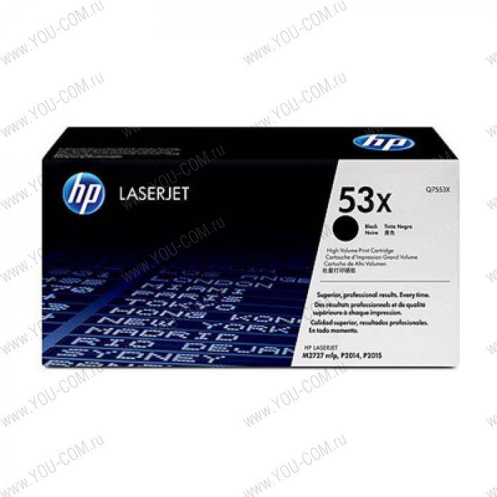 Оригинальный Q7553X HP картридж черный для LaserJet P2014/P2015 макс. емкость