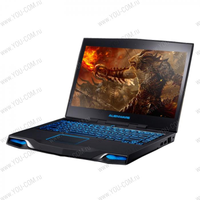 Игровой ноутбук Alienware M14x (P18G)  Intel Ci7-3610QM(2.30GHz)/14.1" HD+(1600x900)/8GB/750GB +32 GB SSD/ 2GB GT 650M/8X DVD+/-RW/802.11/BT/ 8cell/WIN7HP/3 Y CIS/Black