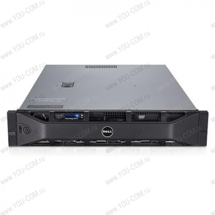 Dell PE R510 Base2 (up to 12x3.5"), 3Y NBD; no Proc, no Memory, no HDD, no Controller; DP Gigabit LAN, iDRAC6 Enterprise, PS 750W, Bezel, Sliding Rack Rails with Cable Management Arm, 2U