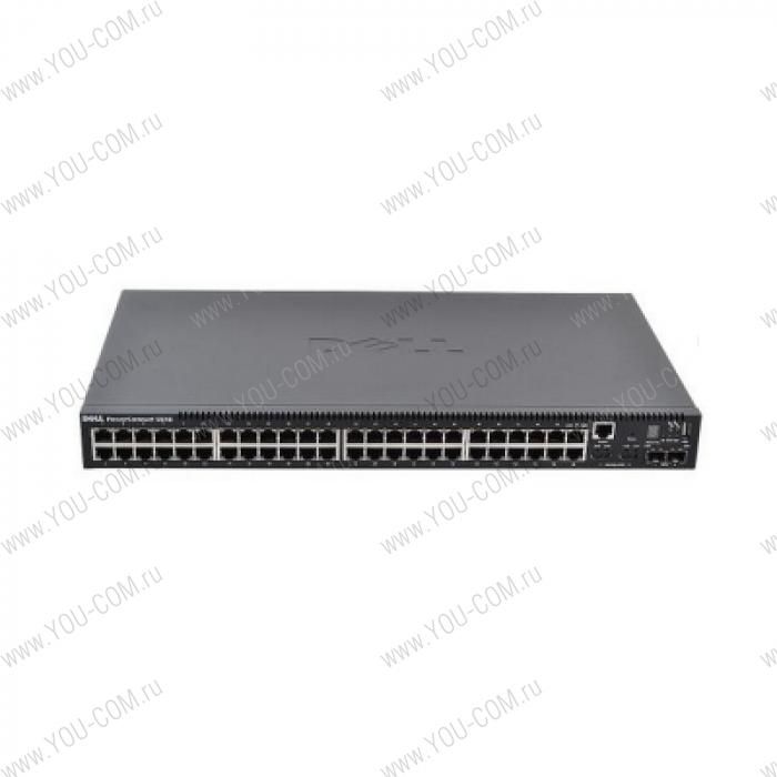 Комутатор Dell PowerConnect 5548 48-портовый управляемый коммутатор GbE второго уровня с поддержкой установки в стек