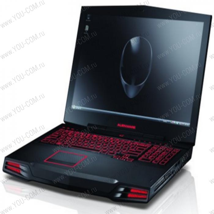 Ноутбук Dell Alienware 17  17.3'' FHD(1920x1080) nonGLARE/Intel Core i7-4700MQ 2.40GHz Quad/16GB/750GB+64GB SSD/GF GTX770M 3GB/HM87/DVD-RW/WiFi/BT4.0/2.0MP/7in1/BLKB+USB3.0/8cell/5.0h/4.08kg/W8/3Y/SILVER